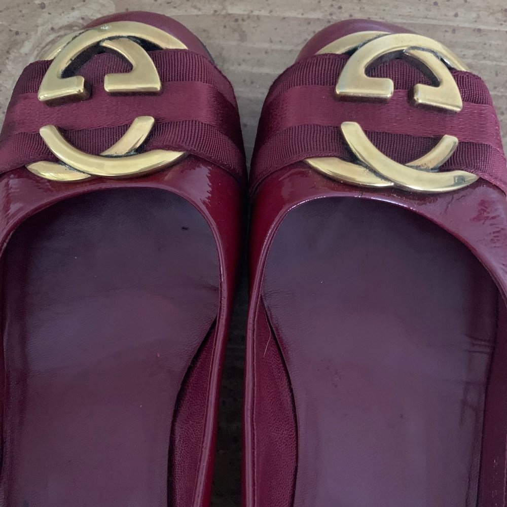 Gucci ballet flats Sz 37